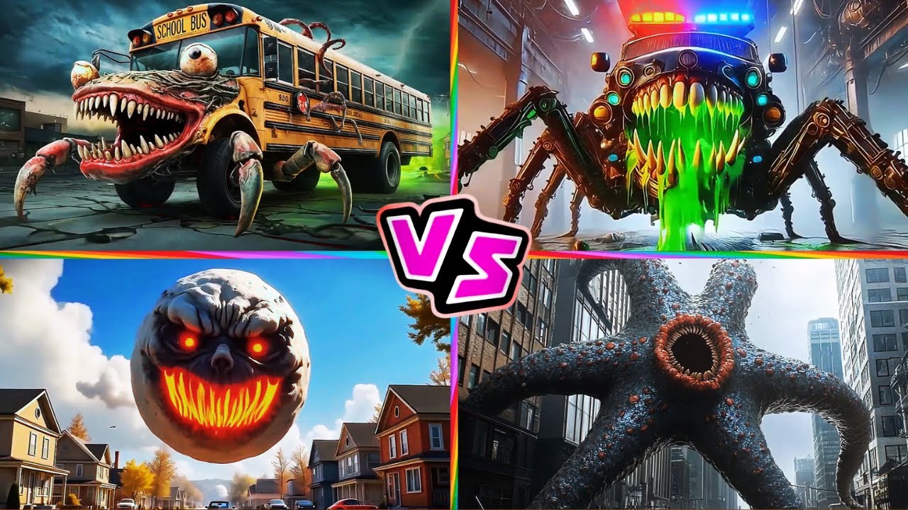 School Bus 🆚 Police Car 🆚 Lunar Moon 🆚 HUNGRY STAR 🎶 Tiles Hop EDM Rush