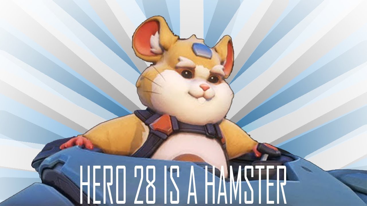 OVERWATCH HERO 28 IS A HAMSTER!? Wrecking Ball (HAMMOND) Gameplay