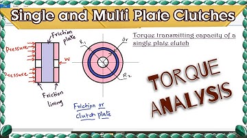 Torque transmitting capacity of single plate clutches and multi-plate clutches