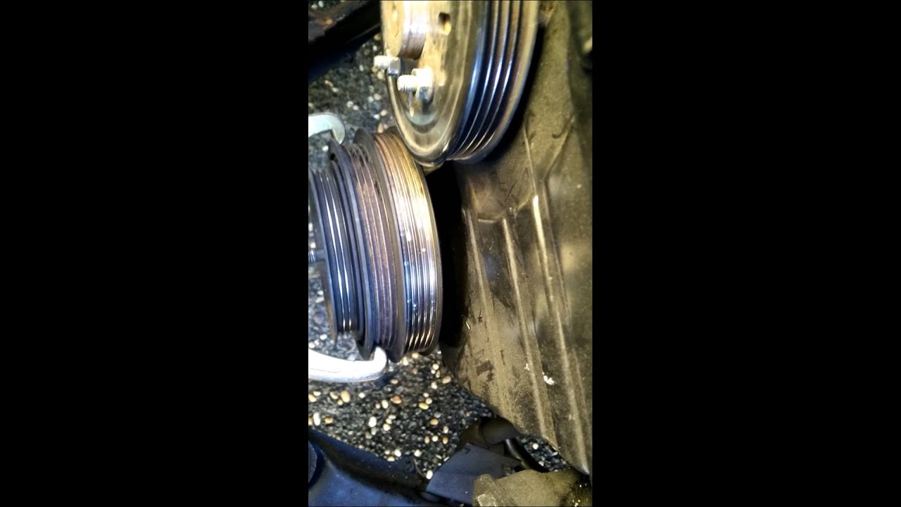 How to Change RB25det crank pulley YouTube