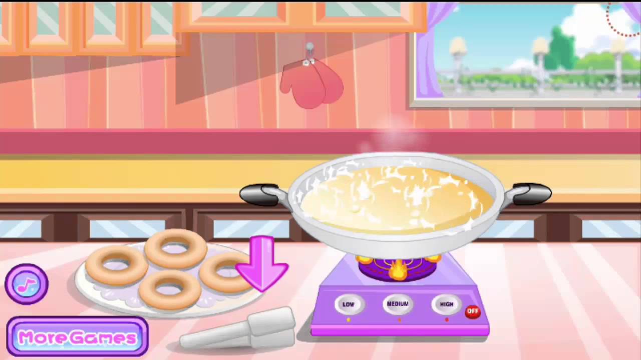 DONUTS COOKING GAMES - YouTube