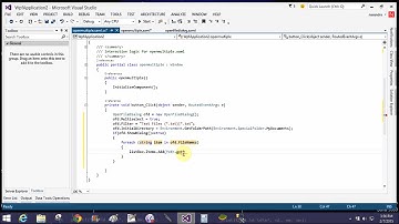 How to open multiple files using OpenFileDialog in WPF