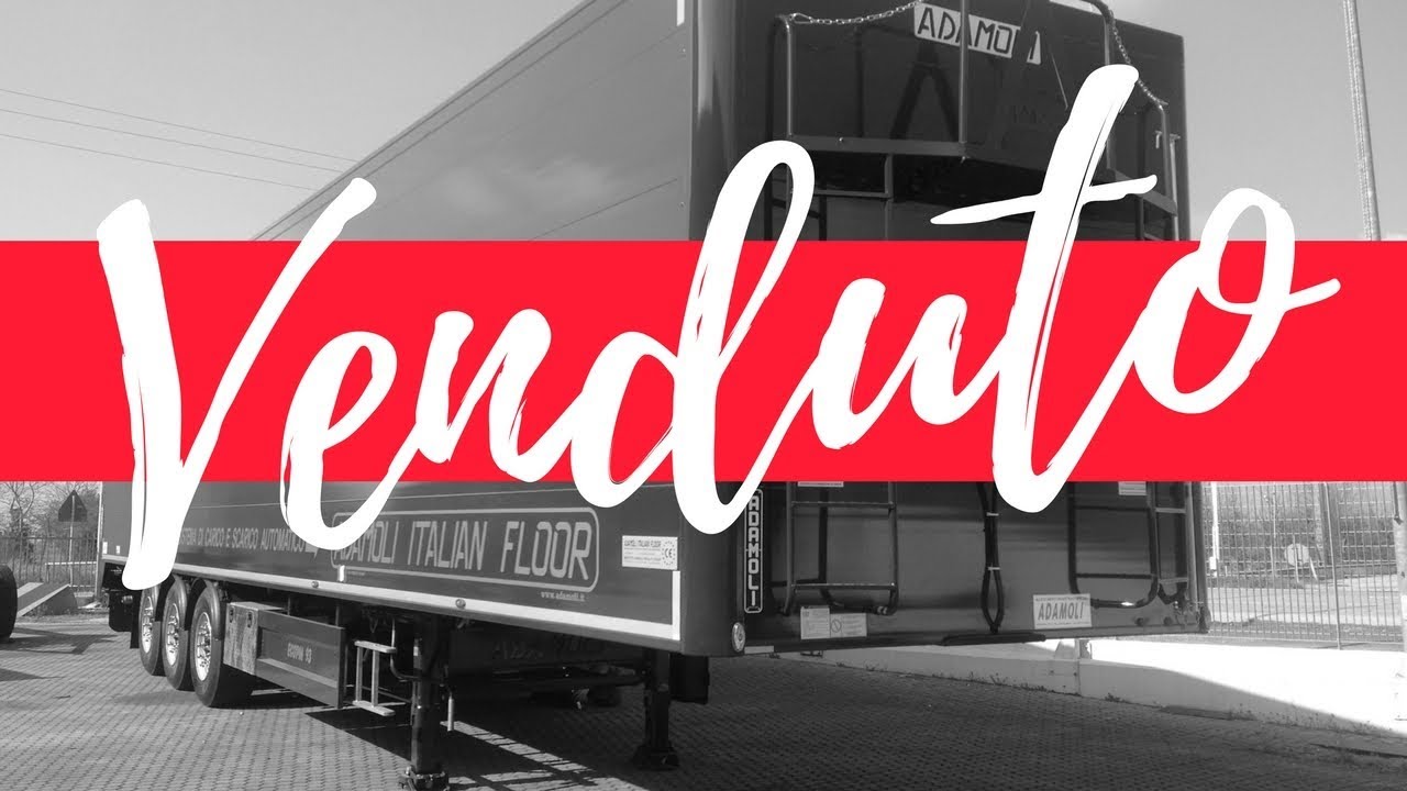 USATO VENDUTO Adamoli semirimorchio con pianale mobile nuovo