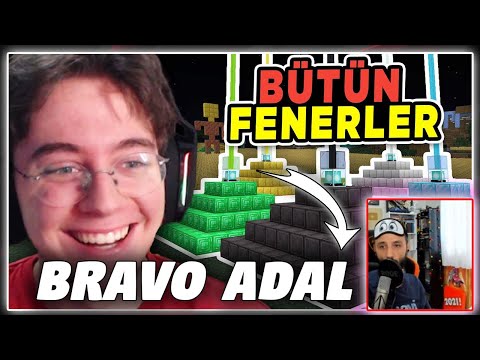 LAZ - ADAL MİNECRAFT HARDCORE'DA BÜTÜN PİRAMİTLERİ YAPTIM VİDEOSUNU İZLİYOR ! *ÇOK GÜZEL*