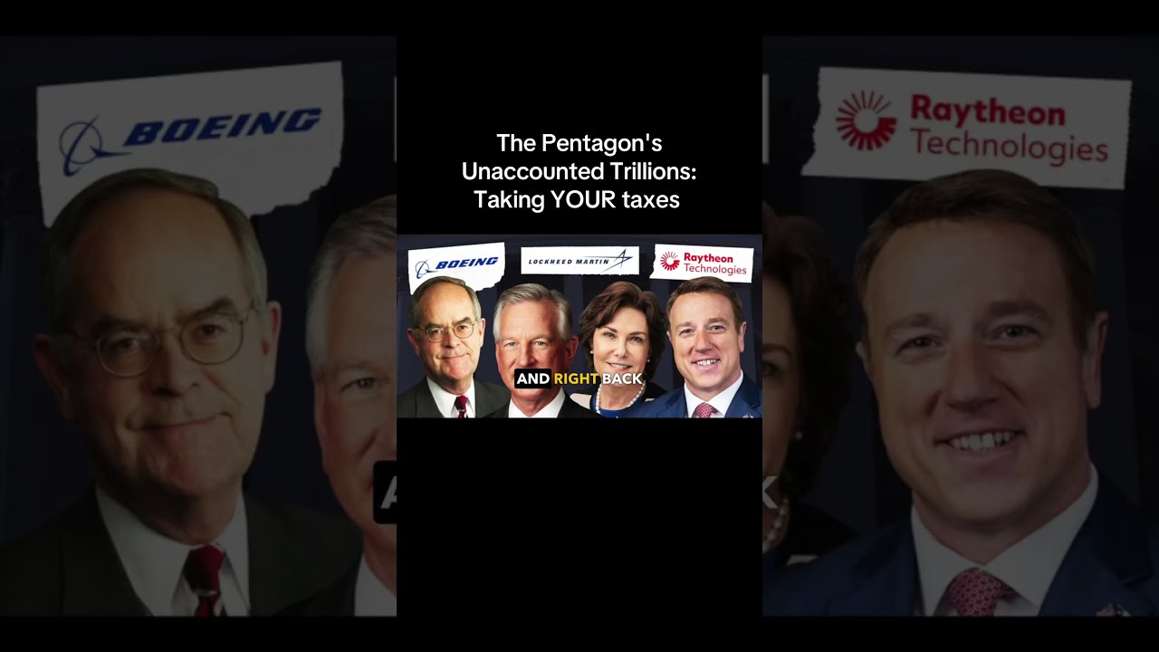  Pentagon MissingTrillions DefenseSpending MilitaryIndustrial Taxes