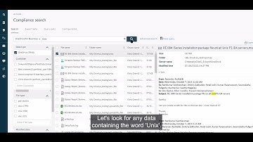 Feature Demo: Metallic eDiscovery Office 365 Compliance Search