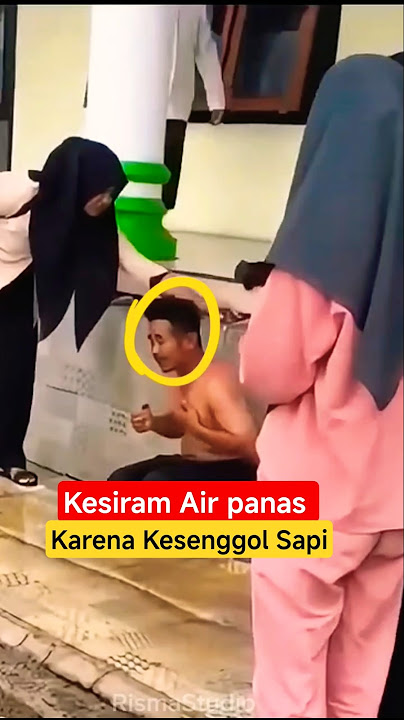 Sedih! Bapak Penjual Pentol Kesiram Air Panas Gara-Gara Disenggol Sapi‼️