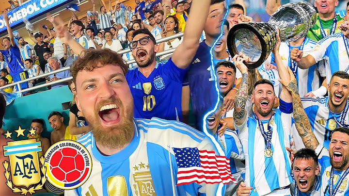 Argentinien vs. Kolumbien - FINALE Stadionvlog 🇦🇷 | MESSI GEWINNT COPA AMÉRICA 🐐😭 | ViscaBarca