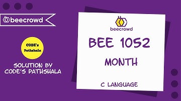 beecrowd Problem 1052 - "Month" solution( Bangla ) | C language