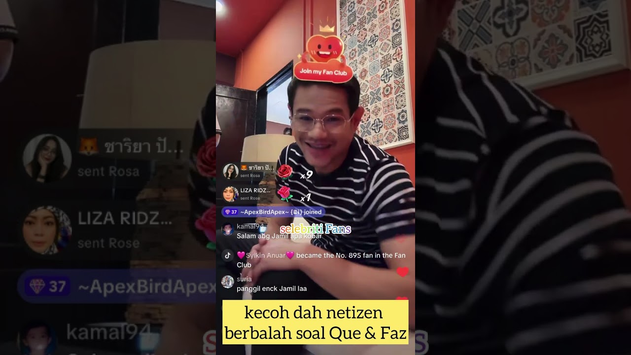 Que Haidar “ Buat Apa Nak Beli Emas Untuk Fazura ?” Bang Jamil Agak Stress Ditekan Soal Fazura 