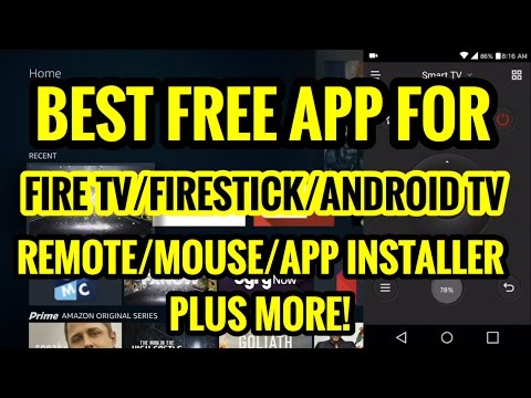 BEST FREE APP FOR FIRE TV/FIRESTICK/ANDROID TV! REMOTE-MOUSE-APP INSTALLER PLUS MORE! CETUSPLAY 2017