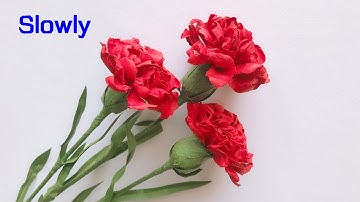 ABC TV | How To Make Carnation Paper Flower #1 | Flower Die Cuts (Slowly) - Craft Tutorial