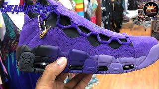 Nike air more money court purple review 