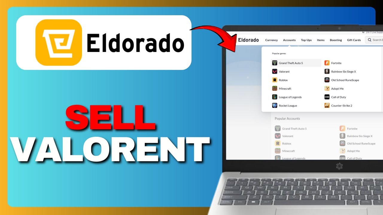 Как продать аккаунт Valorant на сервере Eldorado (полное руководство) в 2026 году!