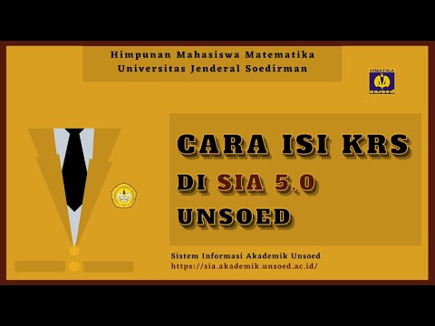 [Caranya #5] Isi Kartu Rencana Studi di Sistem Informasi Akademik Unsoed 5.0