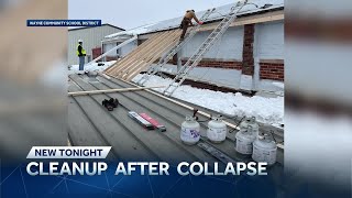 7 Feet Of Snow Causes School Roof Collapse In Southern Iowa