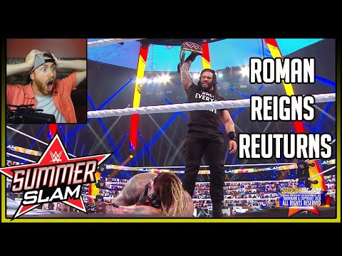 Roman Reigns Returns And Attacks The New Universal Champion Bray Wyatt The Fiend