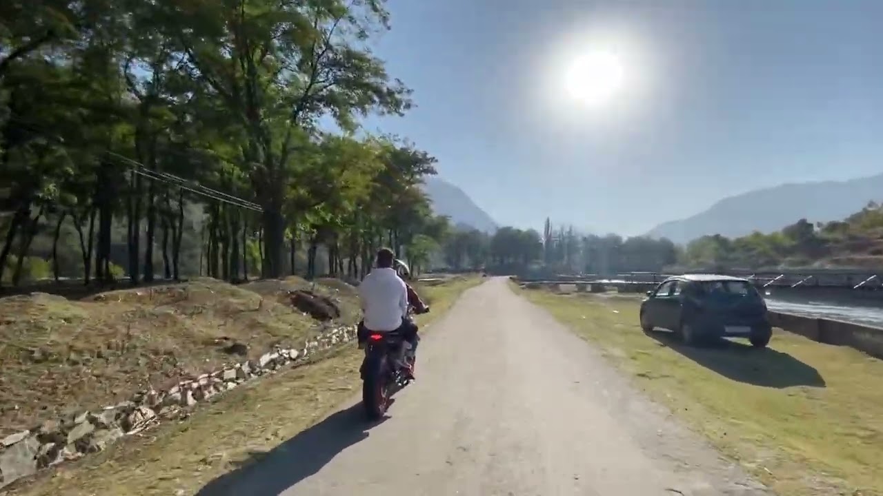 Ride to Peace | Golden Hour Motorcycle Journey in Kashmir 