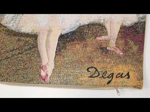 Degas Deux Dansiuses Large cushion covers