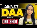 DAA | Unit-1 | One-Shot | BCS-503 | Design Analysis of Algorithm Aktu | Aktu Exams | DAA 3rd Yr