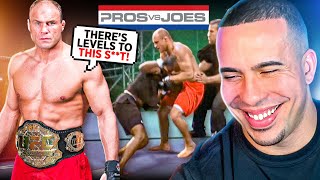 UFC Legend Randy Couture DOMINATES Amateurs in MMA (Pros vs Joes)