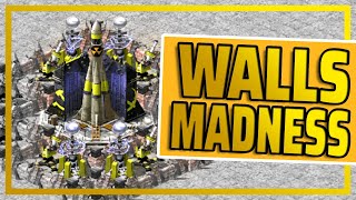 Red Alert 2 | Walls Madness | (7 vs 1 + Superweapons)