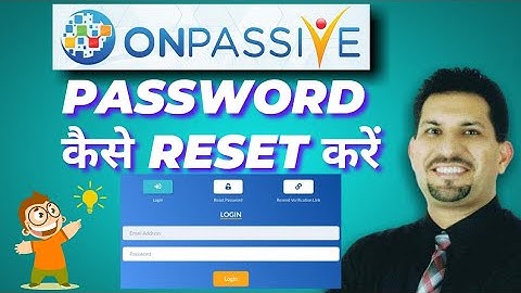 onpassive gofounders password reset kaise kare|#onpassivepasswordreset @Onpassivezahid