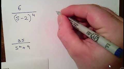 Determining Inverse Laplace Transforms from Tables