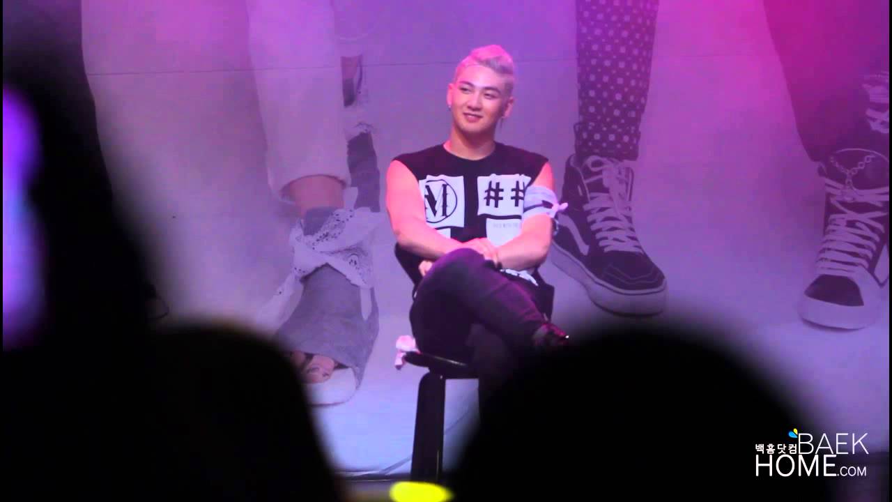 [BAEKHOME]140315 NU'EST The First L. O .∧. E Story 팬클럽 창단식 NU'EST-예뻐(백호/baekho)