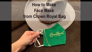 Crown Royal Bags Commissioned work | DIY | Upcycle | Green and Purple Bags
