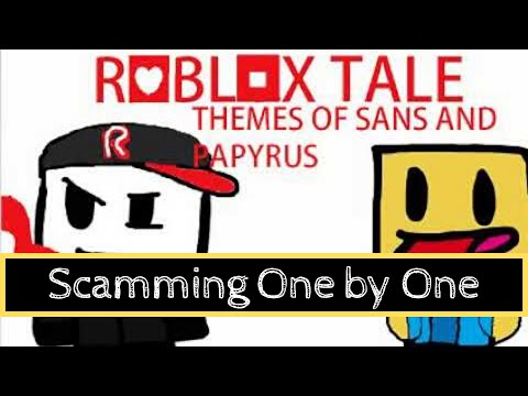 Robloxtale Undertale Au Scamming One By One Mmg Youtube - robloxtale disbelief