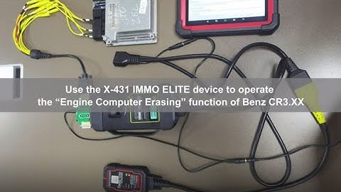 How to Virgin Mercedes-Ben CR3.XX Engine Computer by Launch X431 IMMO ELITE?- launchx431.fr