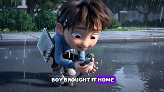 the boy and the little Bird