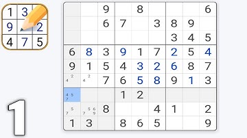 Sudoku Game - Daily Puzzles - Gameplay Walkthrough Part 1 All Levels (Android & iOS)