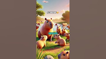 Capybara’s curiosities 🐭 #funny #capybara #cuteanimals