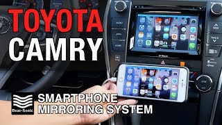 20142017 Toyota Camry Smartphone Mirroring System Installation and Demonstration