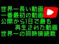 YouTubeの雑学2 世界一長い動画 同接世界一 など