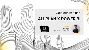 Allplan x PowerBI - How to visualize your data with Allplan & Power BI