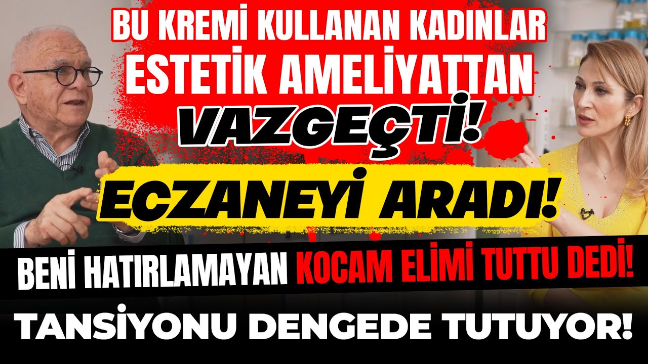 Bu Kremi Kullanan Kadınlar Estetik Ameliyattan Vazgeçti! ECZANEYİ ARADI! Tansiyonu Dengede Tutuyor!