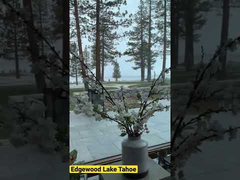 Lake Tahoe trip vlog #edgewood #laketahoe #travel #snowstorm #waterfall #nevada #california