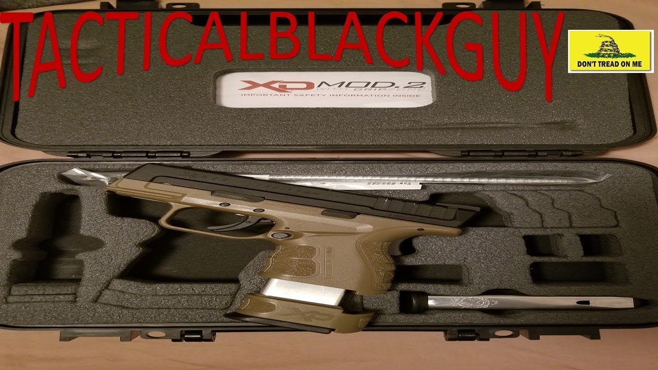 SPRINGFIELD ARMORY XD-9 MOD 2 UNBOXING AND FIRST THOUGHTS - YouTube