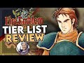 Moving up an Armor Knight w/ dondon151? FE5 Tier List Review (Part 2)