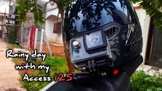 Rainy day with my Access 125 | Gearless Wheels