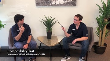 COMPATIBILITY TEST: Motorola CP200d vs Hytera BD552i