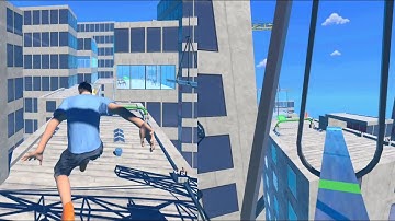 Rooftop Run - Gameplay All Levels - Parkour on Top of Building #4