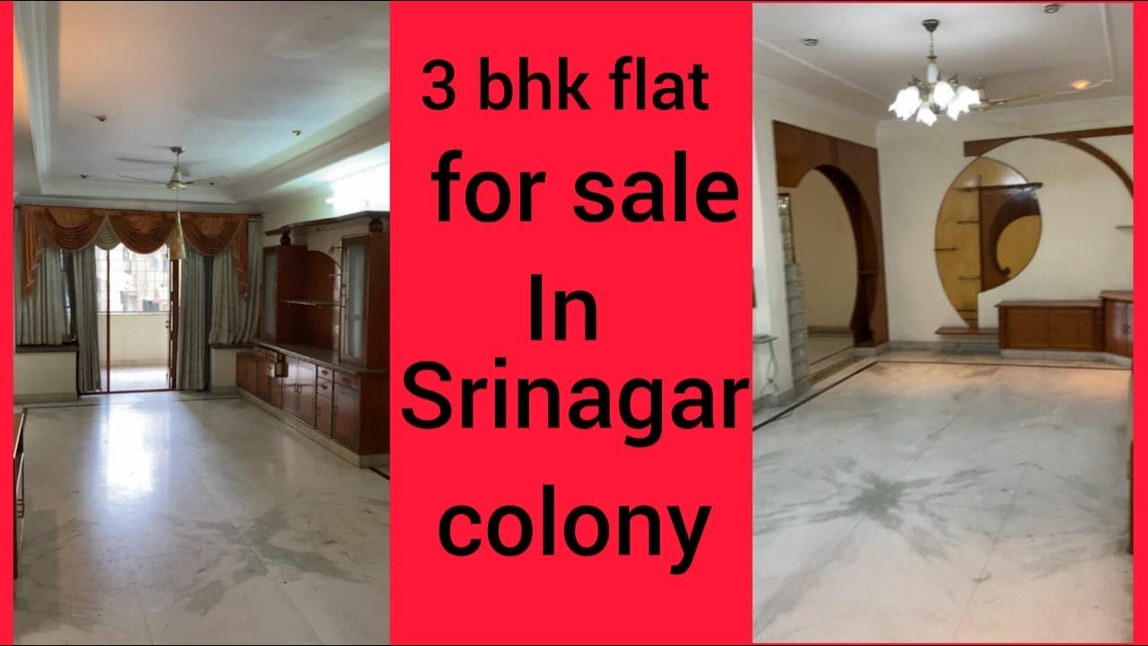 3 bhk flat for sale in Srinagar colony Hyderabad price 1 4CR East facing