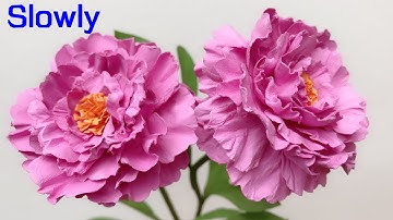 ABC TV | How To Make Paper Flower #10 | Flower Die Cuts (Slowly) - Craft Tutorial