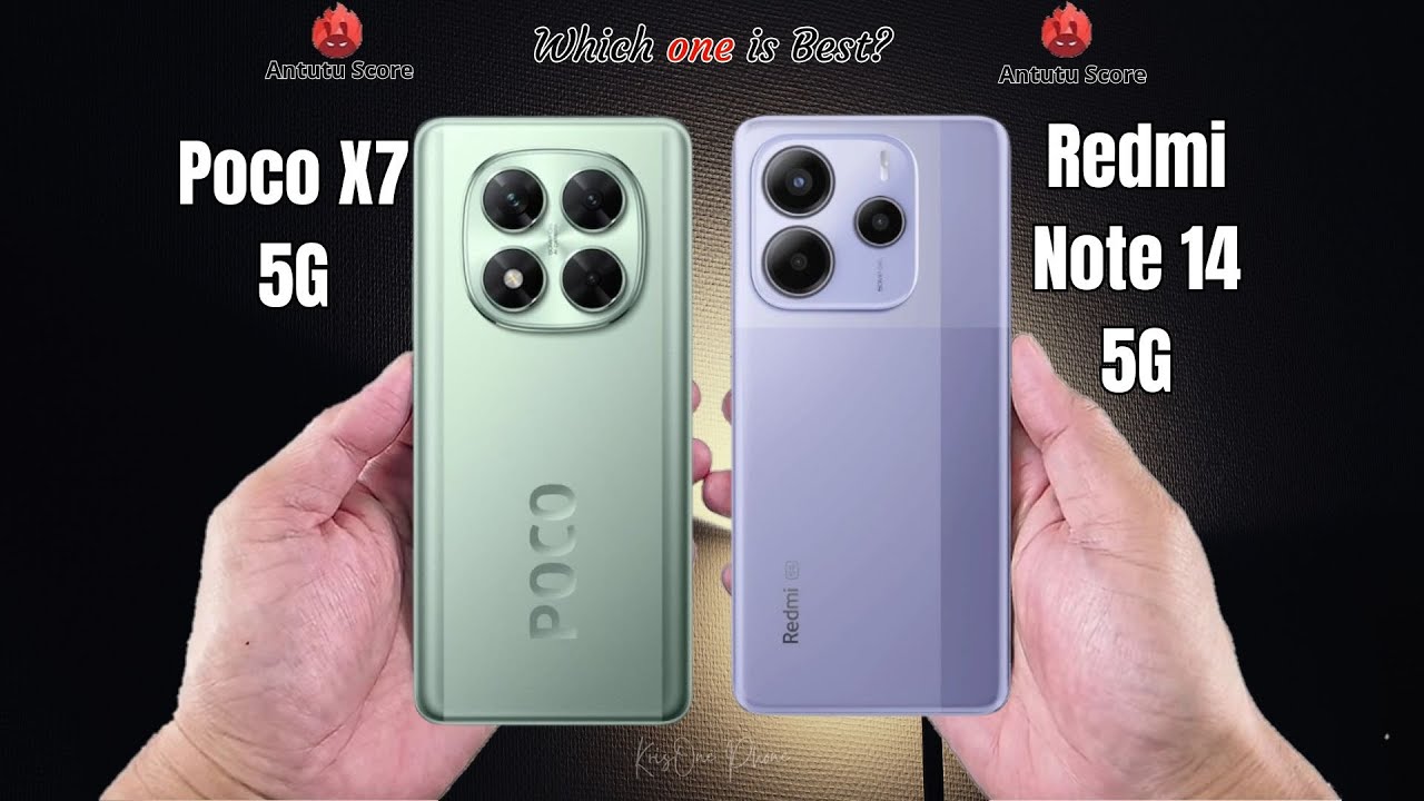 Poco X7 5G vs Redmi Note 14 5G Full comparison ⚡Which one is Best