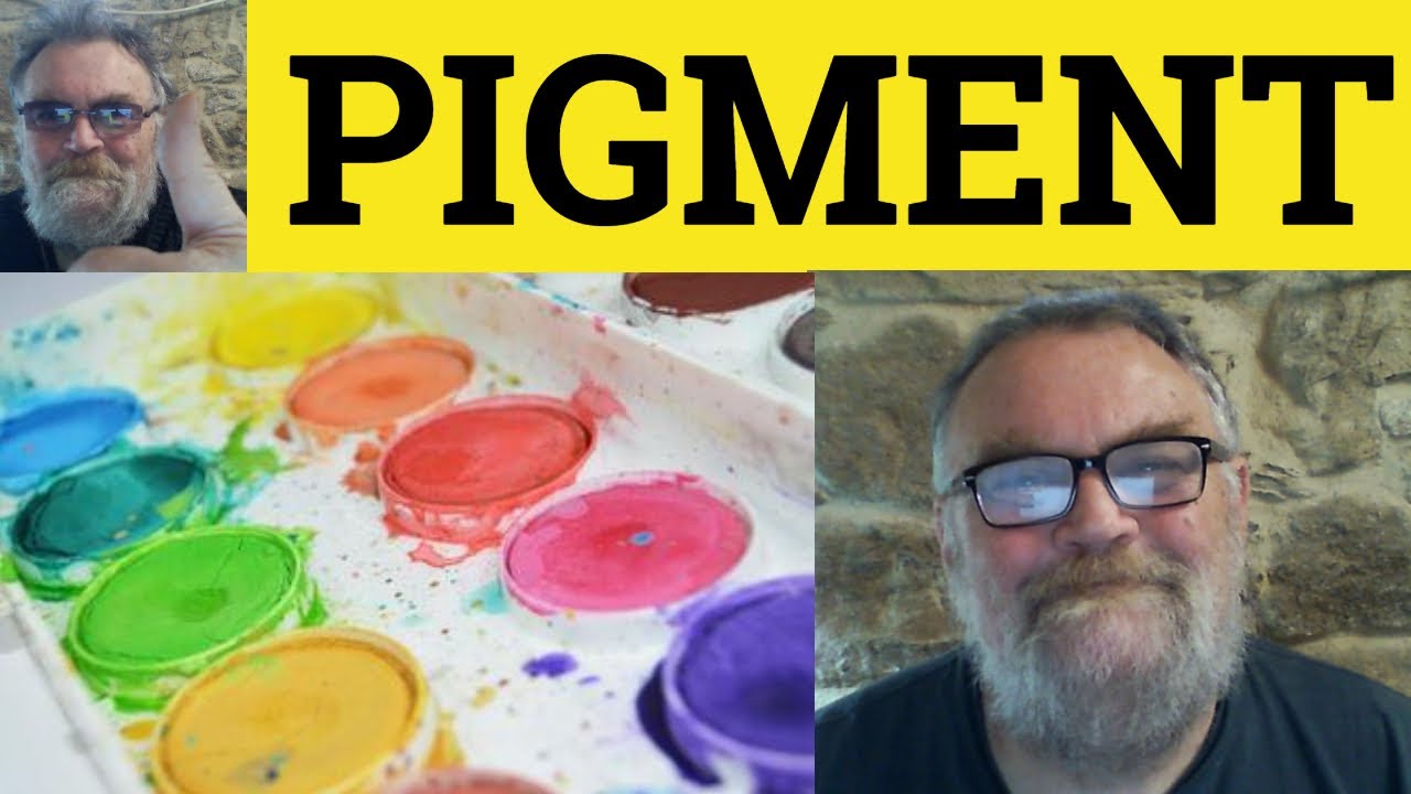🔵 Pigment Meaning - Pigmentation Examples - Pigment Defined - Pigment