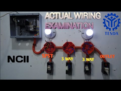 TESDA ELECTRICAL NCII ACTUAL WIRING INTALLATION TUTORIAL